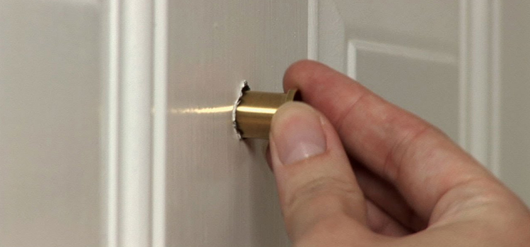 peephole door repair in Marina